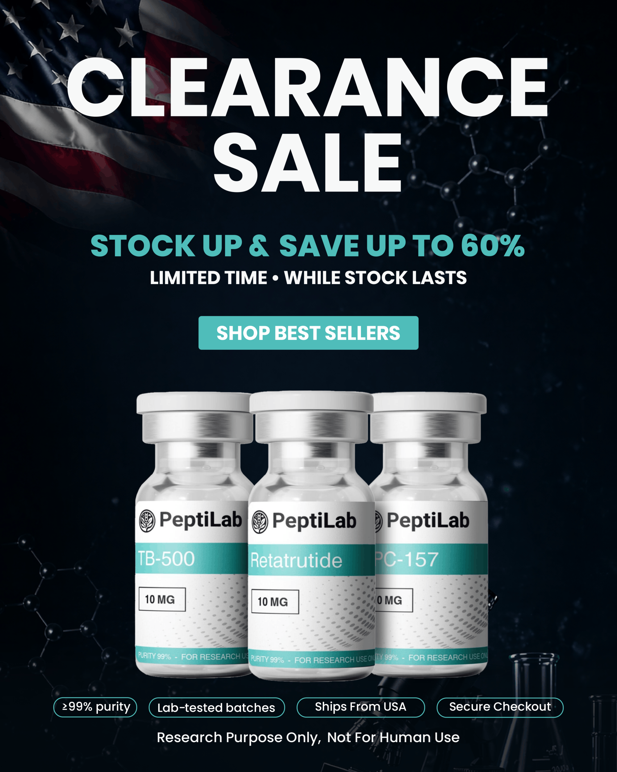 peptilab bpc 157 BPC-157 For Sale (5mg / 10mg) main image 1